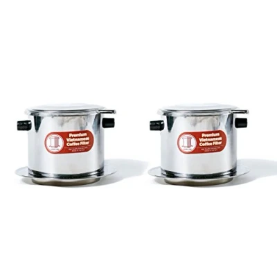 Image of Vietnamese Traditional Coffee Phin Filter. Restaurant Quality (2, X Large) (in Many Sizes)