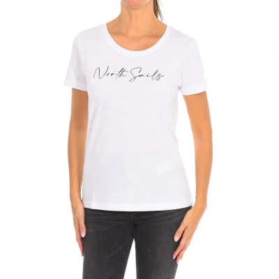 Image of North Sails Womenss short sleeve t shirt 9024330 White Size Medium