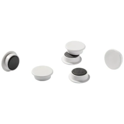 Image of Durable 475202 Magnets in Industrial Packaging 21 mm 210 p White (Pack of 20)