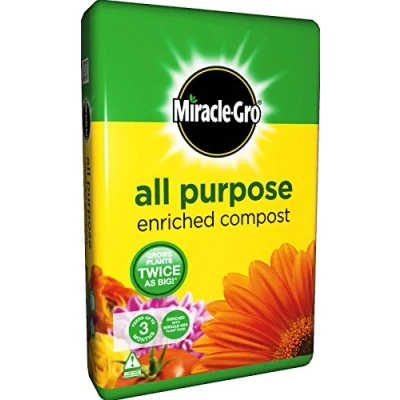 Image of MIRACLE GRO All Purpose Enriched Compost 50L **ENRICHED WITH PLANT FOOD**