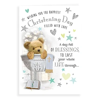 Image of Regal Publishing Cute Baby Card Christening 9 x 6 inches, C80886