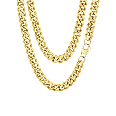 Image of Gold Cuban Chain Necklace for Men Link