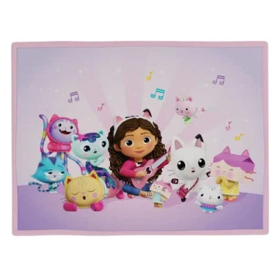 Image of Franco DreamWorks Gabby&#039;s Dollhouse Kids Room Non Slip Area Rug, 69 in x 52 in, (Official Licensed Product)