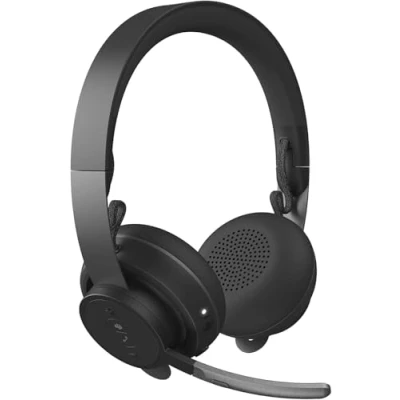 Image of Logitech Business Zone Wireless Teams Bluetooth Headset Graphite 981 000854