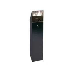 Image of Black Hooded Top 6.6 Litre Cigarette Ash Tower Bin
