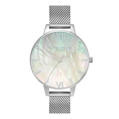 Image of Olivia Burton Analogue Quartz Watch for Women with Silver Stainless Steel Bracelet OB16US67