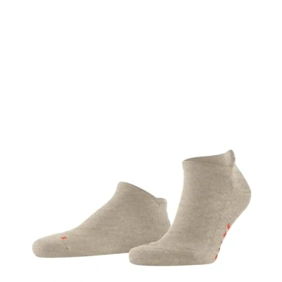 Image of FALKE Unisex Keep Warm U Sn Wool Low Cut Plain 1 Pair Trainer Socks, Beige Melange 4043, 9.5 10.5