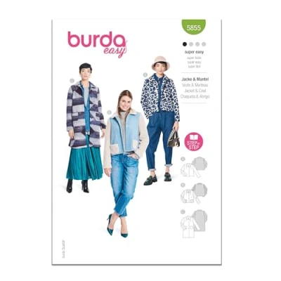 Image of Simplicity Patterns Paper Sewing Pattern 5855 8 22 (34 48)