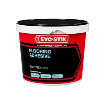 Image of EVO STIK Flooring Adhesive, High Strength, Fast Setting, Ready to Use, Solvent Free, 1L