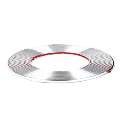 Image of MASO Car Chrome Styling Decoration Moulding Trim Strip Self Adhesive 6mm x 15M Silver