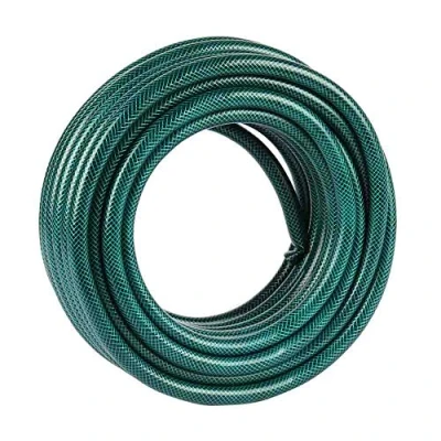 Image of Garden Mile 3 Layer Hose Pipe Polyester Fibre Reinforced Extra Strong Water Pipe, Reliable Various Lengths for Outdoor Garden, Home, Patio, Car Cleaning (15M)