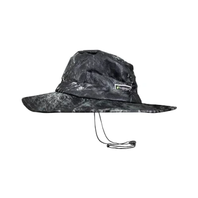 Image of FROGG TOGGS Boonie Hat Fishing Offers Waterproof, Breathable, Sun Protection, Realtree Black, One Size