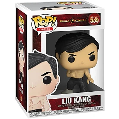 Image of Funko POP! Games: Mortal Kombat Liu Kang Collectable Vinyl Figure For Display Gift Idea Official Merchandise Toys Kids &amp; Adults Games Fans Model Collectors