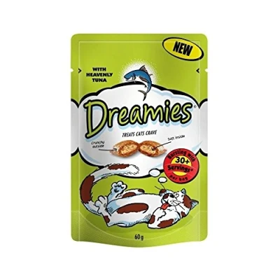 Image of Dreamies Cat Treats with Turkey (60g) Pack of 2