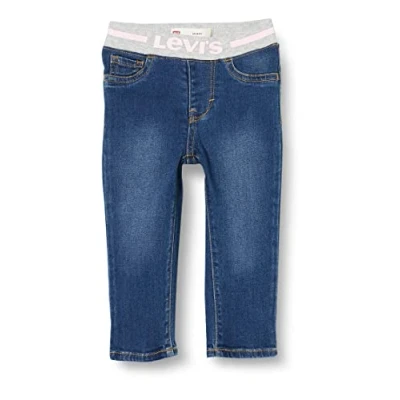 Image of Levi&#039;s Kids Pull on Skinny Jean Baby Girls, West Third/Pink 12 Months