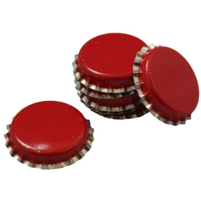 Image of Crown Caps Red x100