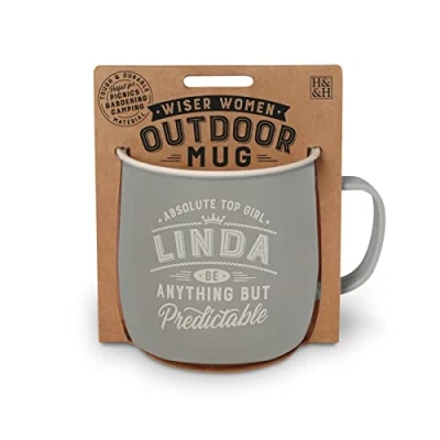 Image of History &amp; Heraldry Personalised Outdoor Mug (Linda)