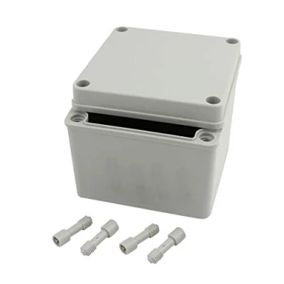 Image of 125mm x 100mm Dustproof IP65 Junction Box DIY Case Grey