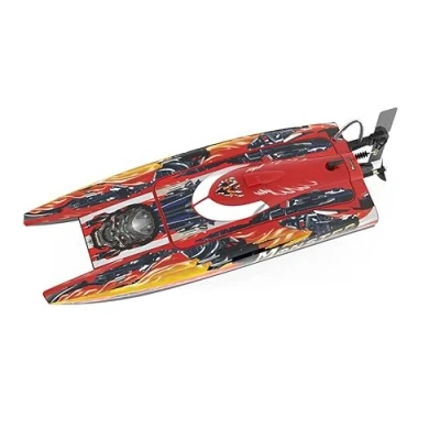 Image of Joysway JY8654 Monster Catamaran BRUSHLESS Racing Boat RTR RC Vehicle, Red