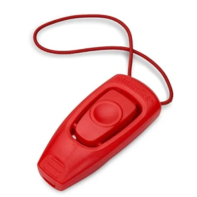 Image of Company of Animals The Whizzclick, Clicker and Whistle Combined, Recall Reward Training, Wrist Strap, For all Dogs Including Sensitive Puppies