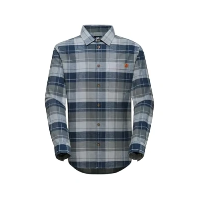 Image of Mammut Trovat Longsleeve Shirt Men Steel Marine M