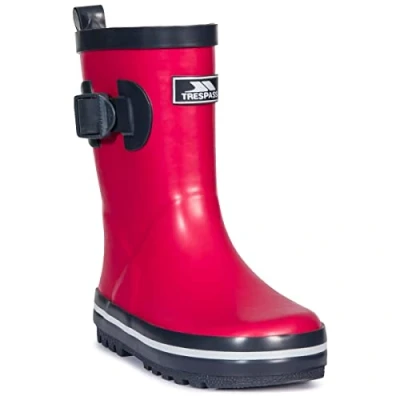 Image of Trespass Unisex Kids Trumpet Wellington Boots, Pink Lady Pld, 8 UK Child