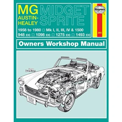 Image of MG Midget &amp; Austin Healey Sprite (58 80) Haynes Repair Manual