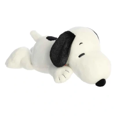 Image of Aurora Timeless Peanuts Snoopy Stuffed Animal Classic Characters Lasting Memories Laying 11.5 Inches