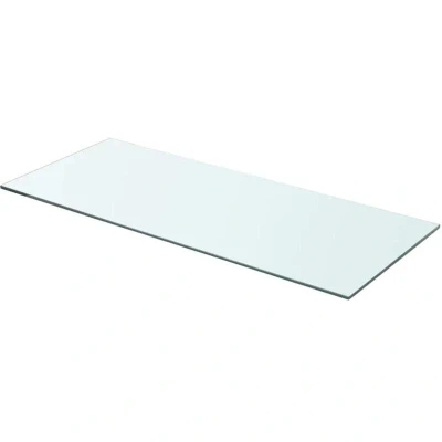 Image of vidaXL Shelf Panel Glass Clear 70x30 cm