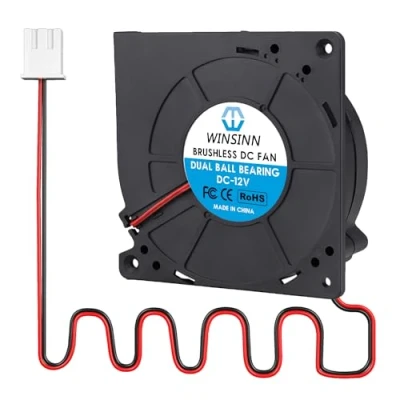 Image of WINSINN DC 120mm Blower Fan 12V 12032 Dual Ball Bearing Brushless Cooling Turbine Turbo 120x32mm 2PIN