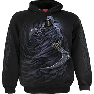 Image of Spiral Double Death Hoody Black M