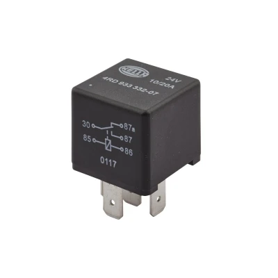 Image of 11025696, 150551300 Relay, main current HELLA 4RD 933 332 071 5 pin connector