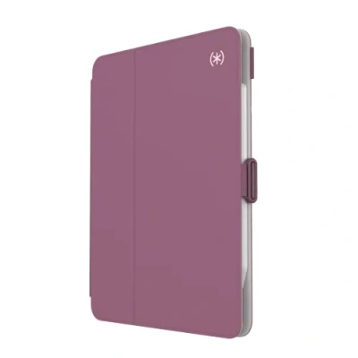 Image of Speck Case for iPad Pro 4th Generation 11 Inch Drop &amp; Camera Protection, Slim Multi Range Stand, Apple Pencil Holder Plumberry/Crushed Apple/CrepePink