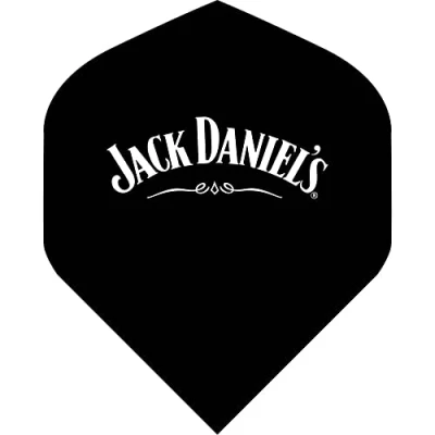 Image of Jack Daniel Officially Licensed Branded Dart Flights Standard No2 JD Logo (F3165) 1 Set of 3