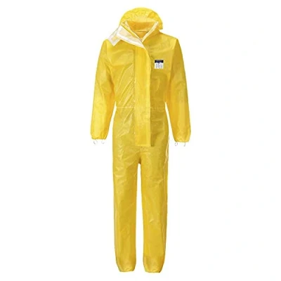 Image of Portwest BizTex Microporous Coverall Type 3/4/5/6 Yellow Large
