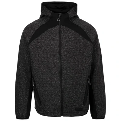 Image of Trespass Mens Active Top Grown On Hood with Full Zip Quick Dry Chapa