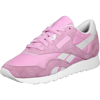 Image of Reebok Cl Nylon X Face Trainers Pink 6 UK