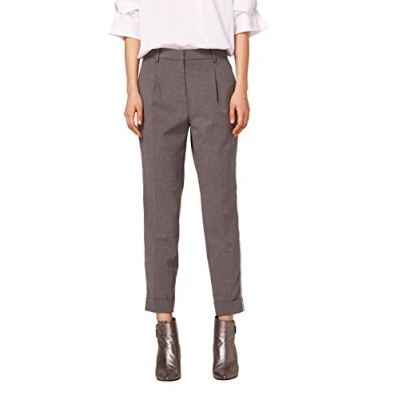 Image of edc by ESPRIT Women&#039;s 088cc1b037 Trouser, Grey (Gunmetal 015), W34/L30