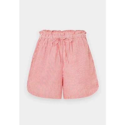Image of JJXX Jxwindy Seersucker Shorts Racing red, Women&#039;s, Size: XS, red