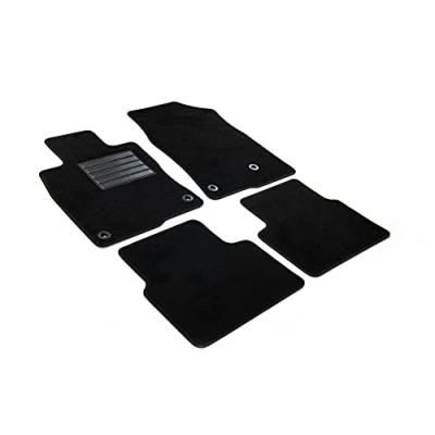 Image of MDM SP 7432 Velour Car Mats for Honda Civic X 2017 Onwards Black