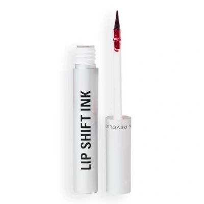 Image of Revolution Lip Shift Ink Peel Off Liner Stain, Long Lasting, Matte Finish, Vegan &amp; Cruelty Free, Red Reveal, 1.8ml