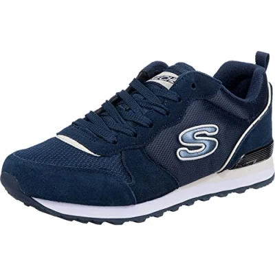 Image of Skechers Women&#039;s 155287 NVY_40 Low Top Sneakers, Navy, 7 UK