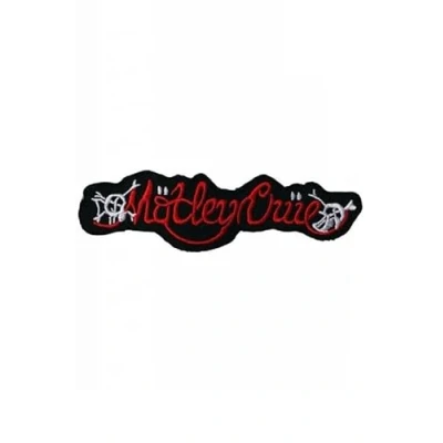 Image of Motley Crue Patch Iron on Clothing T Shirt Cap Vest Jacket Denim Jean Coat Decorate DIY Custom Handmade Hobby Gift Craft Enjoy