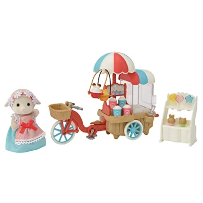 Image of Sylvanian Families Popcorn Delivery Trike Dollhouse Playset 5653
