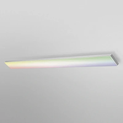 Image of LEDVANCE Smart LEDCeiling Luminaire, Indoor Panel with WiFi Technology, Tunable White (3000K 6500K), RGB Colors Changeable, 1200 mm X 100 mm, Compatible Google and Alexa Voice Control, Smart+