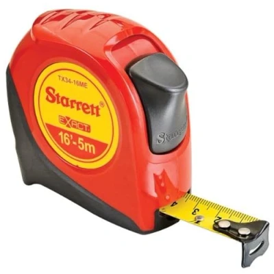 Image of Starrett KTX34 16ME E 5m/ 16ft Metric and Imperial Reading Pocket Tape