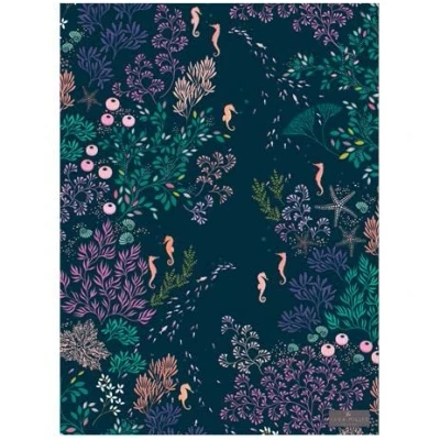 Image of Sara Miller Underwater Tea Towel Seahorse