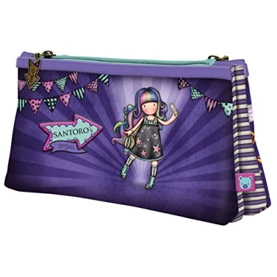 Image of Santoro Gorjuss Double Pencil Case Up and Away