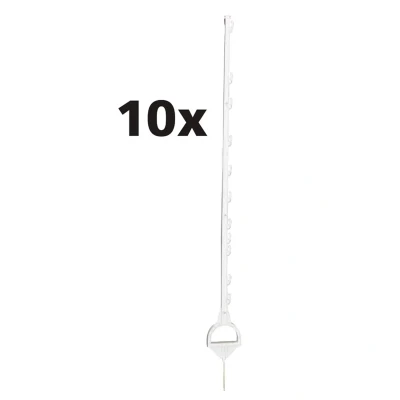 Image of 2x5 Duopack Horse Post 1.55 m White Electric Fence Posts