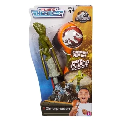 Image of Flying Heroes 07982 Jurassic Sonic &amp; Tails Dimorphadon Pull The Cord to Watch it Fly World Dinosaur Toy Ideal Present for Boys Aged 4 7 Years